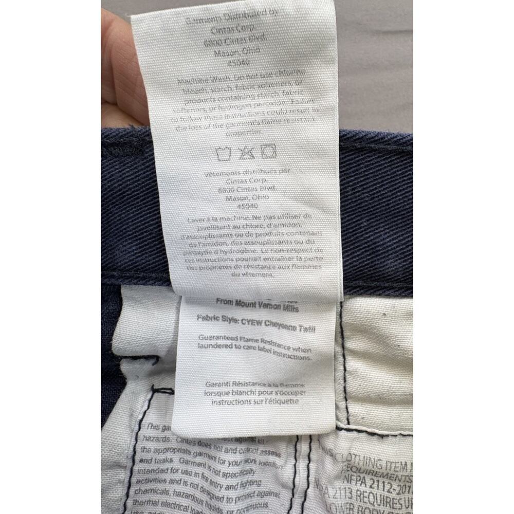 Carhartt FR Flame Resistant Cat 2 2112 Blue Work Pants Men’s 36x32 - Picture 10 of 12